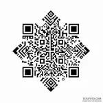 A qr code that links to a secret message — эскиз тату (№1749786980_0, 13.06.2025 03:56) — Tatufoto.com