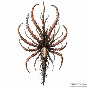 Cordyceps from the last of us - эскиз тату (№1749789242_0, 13.06.2025 04:34) — Tatufoto.com