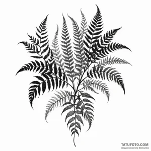 Ellie's fern tattoo from the last of us - эскиз тату (№1749789306_0, 13.06.2025 04:35) — Tatufoto.com