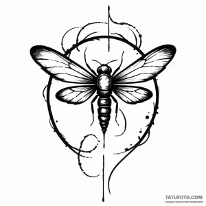 The firefly symbol from the last of us - эскиз тату (№1749789372_0, 13.06.2025 04:36) — Tatufoto.com