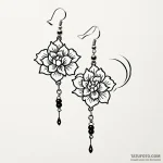Tanjiro’s hanafuda earrings from demon slayer — эскиз тату (№1749790185_0, 13.06.2025 04:49) — Tatufoto.com
