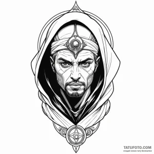 The gom jabbar from dune - эскиз тату (№1749790767_0, 13.06.2025 04:59) — Tatufoto.com
