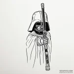 A lightsaber hilt (specific, e.g., luke’s or… — эскиз тату (№1749790831_0, 13.06.2025 05:00) — Tatufoto.com