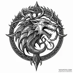 A house sigil from game of thrones (e.g., sta… — эскиз тату (№1749791563_0, 13.06.2025 05:12) — Tatufoto.com