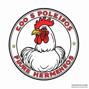 The los pollos hermanos logo - эскиз тату (№1749792085_0, 13.06.2025 05:21) — Tatufoto.com