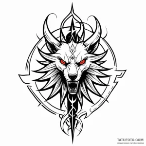 The signs from the witcher (aard, igni) - эскиз тату (№1749792283_0, 13.06.2025 05:24) — Tatufoto.com