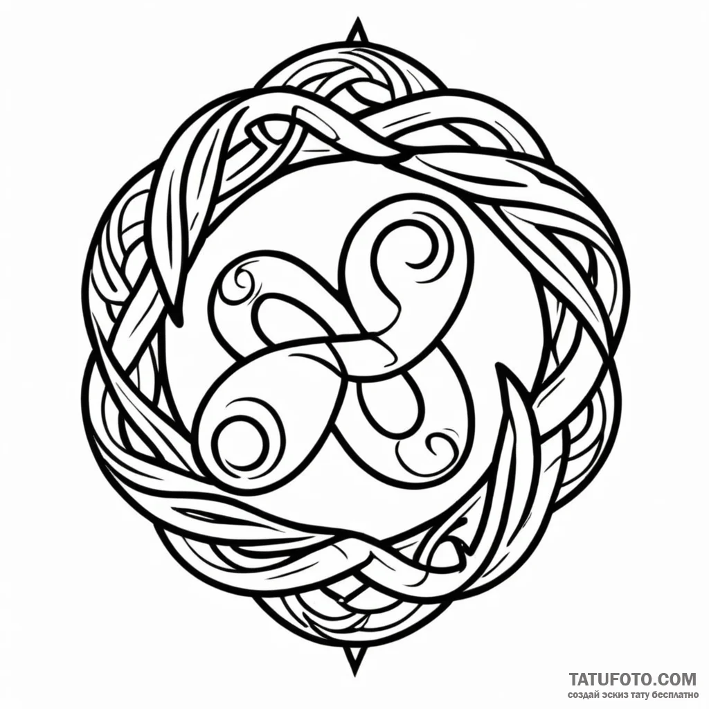 A celtic triskelion (is there, but can be mad… — эскиз тату (№1749796639_0, 13.06.2025 06:37) — Tatufoto.com