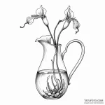 A pitcher plant — эскиз тату (№1749797973_0, 13.06.2025 06:59) — Tatufoto.com