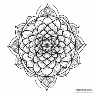 Flower of life pattern (is there, but can be... - эскиз тату (№1749800198_0, 13.06.2025 07:36) — Tatufoto.com