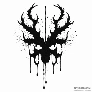 A rorschach inkblot test - эскиз тату (№1749801642_0, 13.06.2025 08:00) — Tatufoto.com