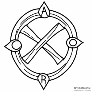 A hobo sign/symbol - эскиз тату (№1749802291_0, 13.06.2025 08:11) — Tatufoto.com