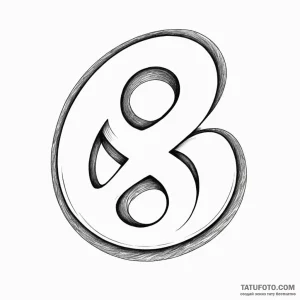 An ampersand symbol - эскиз тату (№1749802944_0, 13.06.2025 08:22) — Tatufoto.com