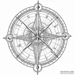 A sundial — эскиз тату (№1749803639_0, 13.06.2025 08:33) — Tatufoto.com