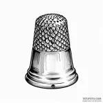 A thimble — эскиз тату (№1749804157_0, 13.06.2025 08:42) — Tatufoto.com