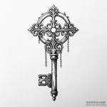 An old skeleton key — эскиз тату (№1749804221_0, 13.06.2025 08:43) — Tatufoto.com