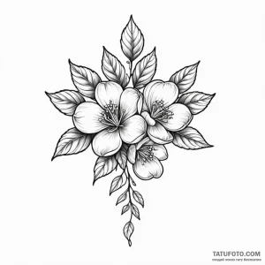 Apricot - эскиз тату (№1749805070_0, 13.06.2025 08:57) — Tatufoto.com