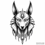 Anubis — эскиз тату (№1749806924_0, 13.06.2025 09:28) — Tatufoto.com