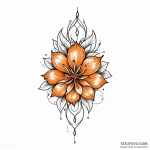 Orange — эскиз тату (№1749807055_0, 13.06.2025 09:30) — Tatufoto.com