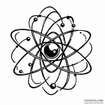 Atom — эскиз тату (№1749807247_0, 13.06.2025 09:34) — Tatufoto.com