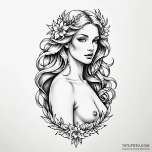 Aphrodite — эскиз тату (№1749807311_0, 13.06.2025 09:35) — Tatufoto.com