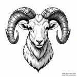 Ram — эскиз тату (№1749807723_0, 13.06.2025 09:42) — Tatufoto.com