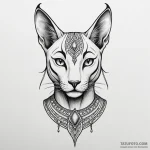 Bastet — эскиз тату (№1749808940_0, 13.06.2025 10:02) — Tatufoto.com
