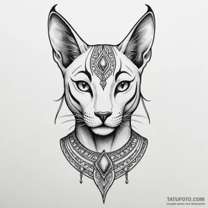 Bastet - эскиз тату (№1749808940_0, 13.06.2025 10:02) — Tatufoto.com
