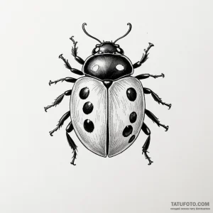 Ladybug - эскиз тату (№1749809143_0, 13.06.2025 10:05) — Tatufoto.com