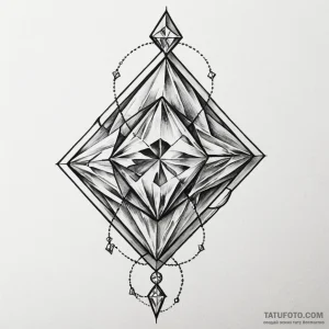 Diamond - эскиз тату (№1749809404_0, 13.06.2025 10:10) — Tatufoto.com