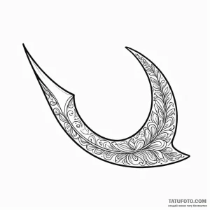 Boomerang - эскиз тату (№1749809868_0, 13.06.2025 10:17) — Tatufoto.com