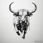 Bull — эскиз тату (№1749810005_0, 13.06.2025 10:20) — Tatufoto.com