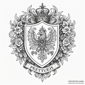 Coat of arms - эскиз тату (№1749810866_0, 13.06.2025 10:34) — Tatufoto.com