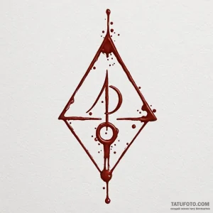 Blood type - эскиз тату (№1749810997_0, 13.06.2025 10:36) — Tatufoto.com