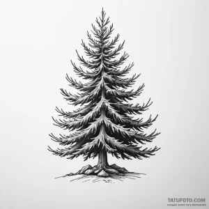 Spruce - эскиз тату (№1749812262_0, 13.06.2025 10:57) — Tatufoto.com