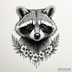 Raccoon — эскиз тату (№1749812329_0, 13.06.2025 10:58) — Tatufoto.com