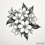 Jasmine — эскиз тату (№1749812533_0, 13.06.2025 11:02) — Tatufoto.com