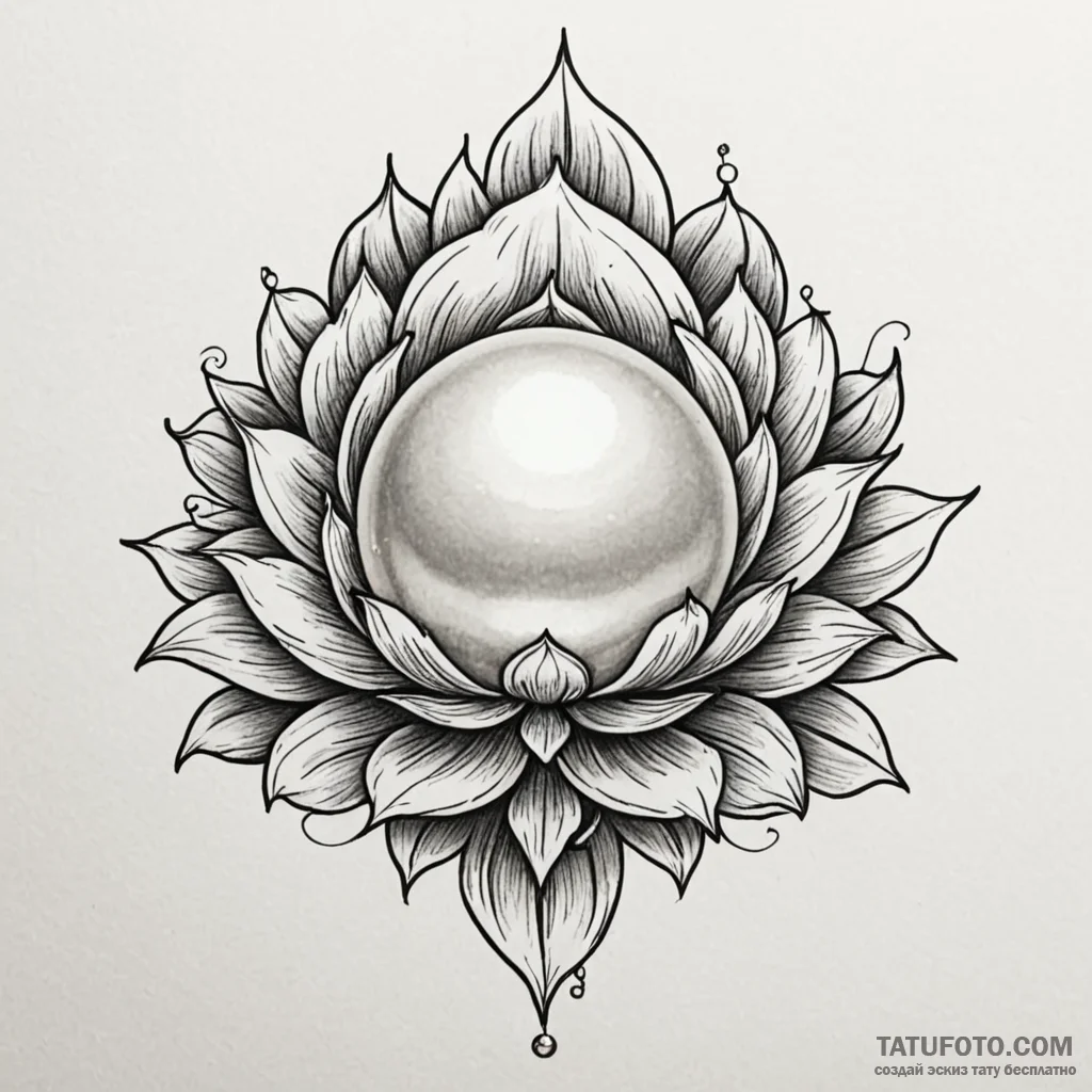 Pearl - эскиз тату (№1749812603_0, 13.06.2025 11:03) — Tatufoto.com