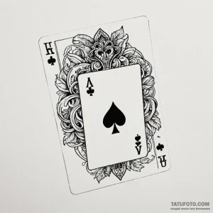 Playing cards - эскиз тату (№1749813071_0, 13.06.2025 11:11) — Tatufoto.com