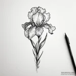 Iris — эскиз тату (№1749813206_0, 13.06.2025 11:13) — Tatufoto.com
