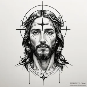 Jesus christ - эскиз тату (№1749813273_0, 13.06.2025 11:14) — Tatufoto.com