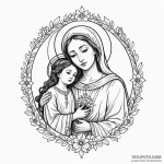 Icon of god mothers — эскиз тату (№1749813541_0, 13.06.2025 11:19) — Tatufoto.com