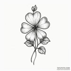 Clover - эскиз тату (№1749813875_0, 13.06.2025 11:24) — Tatufoto.com