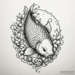 Carp — эскиз тату (№1749814142_0, 13.06.2025 11:29) — Tatufoto.com