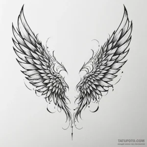 Wings - эскиз тату (№1749814207_0, 13.06.2025 11:30) — Tatufoto.com