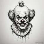 Clown — эскиз тату (№1749814337_0, 13.06.2025 11:32) — Tatufoto.com