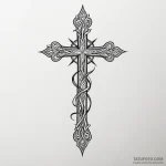 Cross — эскиз тату (№1749814405_0, 13.06.2025 11:33) — Tatufoto.com