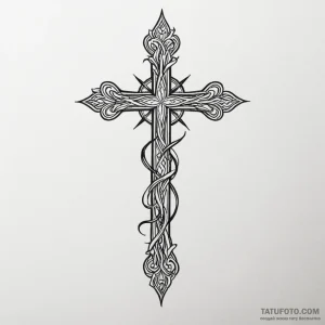 Cross - эскиз тату (№1749814405_0, 13.06.2025 11:33) — Tatufoto.com