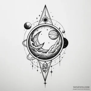 Space - эскиз тату (№1749815482_0, 13.06.2025 11:51) — Tatufoto.com