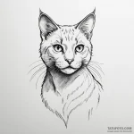 Cat — эскиз тату (№1749816138_0, 13.06.2025 12:02) — Tatufoto.com