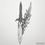 Blade — эскиз тату (№1749816986_0, 13.06.2025 12:16) — Tatufoto.com